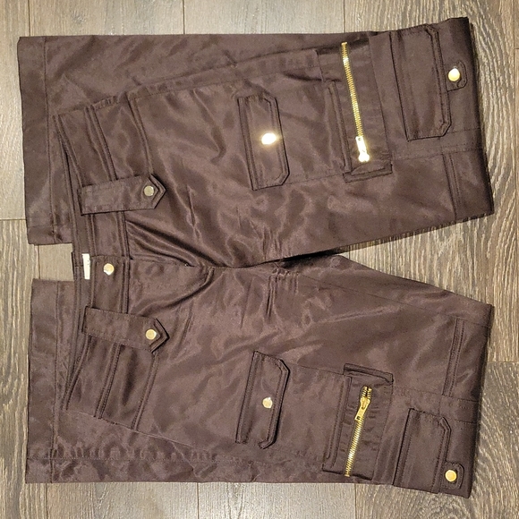 Cache Pants - ❤️ CACHE 90S VINTAGE BOOTCUT ZIP POCKET CARGO PANTS, 4 (27)